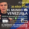 Logo 20 años con El Mundo en Venezuela #ElMundoEnVenezuela 26-07-2023