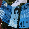 Logo  #juicio  Kiki Lezcano, Fernando Tebele @Laretaguardia