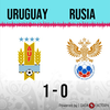 Logo Gol de Uruguay: Uruguay 1 - Rusia 0 - Relato de @espectador810