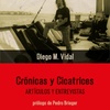 Logo Pedro Brieger sobre "Crónicas y Cicatrices - artículos y entrevistas" del periodista Diego M. Vidal