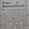 Logo Cine Universitario: 70 años de vida y una directiva de veinteañeros.