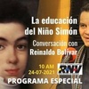 Logo La Educación del Niño Simón. Conversación con el Prof. Reinaldo Bolívar