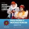 Logo JUAN  CARRASCO  Y NACHO  VAVASSORI  EN  POCO  RUIDO Y MUCHAS  NUECES