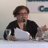 Logo Cristina Barile visitó LaCienPuntoUno: historia, la muerte, política