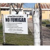 Logo Escuelas fumigadas .AGROTOXICOS.SALUD DE NIÑESRURALES EN RIESGO
