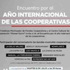 Logo Encuentro por el año internacional de las cooperatias | @juniojuancarlos en Marca de Radio