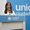Logo Conferencia de prensa de Cristina Kirchner por Micaela Duek