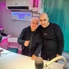 Logo Héctor Mansur junto a Carlos Bermejo - Radio Rivadavia Rosario