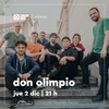 Logo Guillermo Fernández anuncia que Don Olimpio se presentará en Dumont 4040 el jueves 2/12