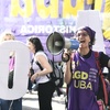 Logo Laura Carboni en Splendid AM990 sobre la Marcha Federal Universitaria