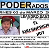 Logo charla LEANDRO SANTORO   "EL KIRCHNERISMOS HOY" 