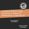 Logo #Campaña de comunicación del Espacio Ex CCDTyE Club Atlético | Entrevista a Soledad Astudillo