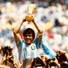 Logo Dante Leguizamon hace un homenaje a Diego a Maradona el dia de su muerte