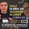 Logo Chile. 50 años sin Salvador Allende #ElMundoEnVenezuela 20-09-2023