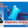 Logo Alejandro Andrés; la agradable presión de sumergirse a 20 metros