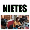 Logo Lola y Vicente, integrantes de NIETES, en Rayuela , radio Presente 