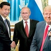 Logo Oscar Laborde "Trump le declara la guerra a Rusia y a China"