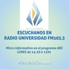 Logo Micro SEU - UNR en Radio Universidad - Programa ABC Universidad - Lunes 4 de junio 2018.-