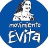 Logo Patricia Iribarne, movimiento Evita, concentracion en el puente pueyrredon