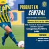 Logo Probate en el Club Rosario Central: si sos jugador de fútbol de categoría 2010 a 2005, ¡es para vos!