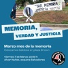 Logo MARZO MES DE LA MEMORIA -  EMILIANO ACOSTA / VECINOS DE LA BOCA