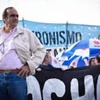 Logo Com. Telefónica  Héctor "Gallego" Fernández, Sec.o Gral de la Agrupación Peronismo Militante
