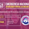 Logo La emergencia nacional por violencia hacia las mujeres llega al Congreso 