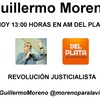 Logo Guillermo Moreno en Del Plata (29/2/20)