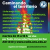 Logo Caminando el territorio, 13/5/25. Entrevista a Patricia Rodríguez de @earthworksaction