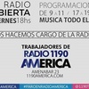 Logo Juan Manuel Abal Medina con los Trabajadores de Radio America