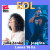 Logo EOL programa Nº 216 con Julia Zenko y Josefita