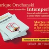 Logo El Doctor Enrique Orschanski presenta su sexto libro.