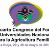 Logo 4to Congreso de Universidades por la Agricultura Familiar y el rol de la educación 