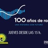 Logo 100 años de la Radio Argentina.