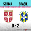 Logo Gol de Brasil: Serbia 0 - Brasil 2 - Relato de @beINSPORTS