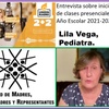 Logo Entrevista Pediatra Lila Vega, sobre inicio de clases presenciales Año Escolar 2021-2022