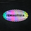 Logo @femiautista: "Las mujeres llegan tarde al diagnóstico de autismo por invisibilización"