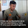 Logo Presidente de LLA en la UBA es colombiano y hace 10 años que estudia ingeniería.