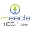 Logo Julio Cabrera con Noelia Novillo en FM SECLA 106.1