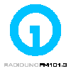 Logo FM 101.3 RADIO UNO CON VOS
