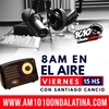 Logo 8 am en el aire