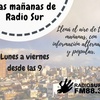 Logo Maten al Mensajero - Aguafuerte de Pablo Díaz Marenghi en "Con el pie izquierdo" (FM Sur)