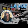 Logo Programa " La Voz" 26-12-19, entrevista a Cesar Vilchez, secretrario de prensa de Ate Quilmes