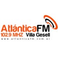 Logo Atlántica FM Villa Gesell