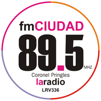 Logo FM CIUDAD 89.5mhz PRINGLES