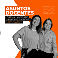 Logo Asuntos Docentes con Lorena Lavorato y Mariana Márquez