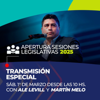 Logo Transmisión Especial Inicio de las 52° Sesiones Legislativas
