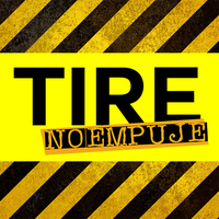 Logo Tire No Empuje