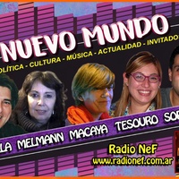Logo Nuevo Mundo. Conduce Carlos Varela