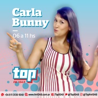 Logo Top 104.9 - Carla Bunny